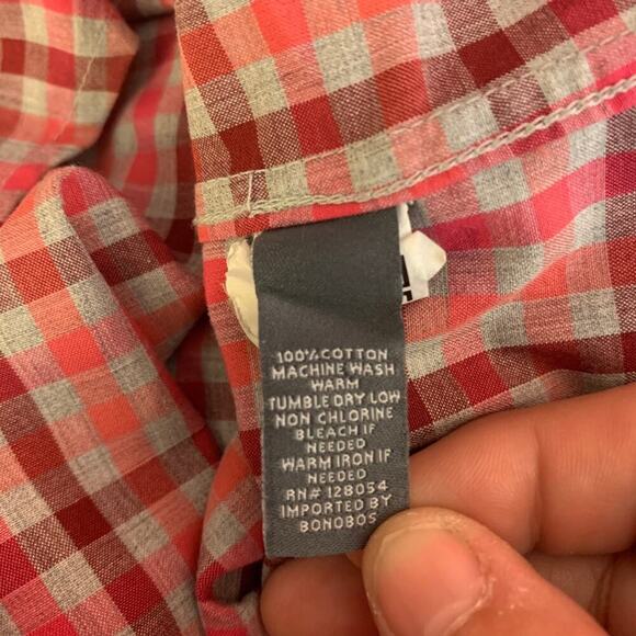 BONOBOS Men’s Slim Fit Long Sleeve Casual Button Down Shirt / Size: Large - Picture 3 of 12